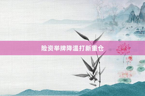 险资举牌降温打新重仓