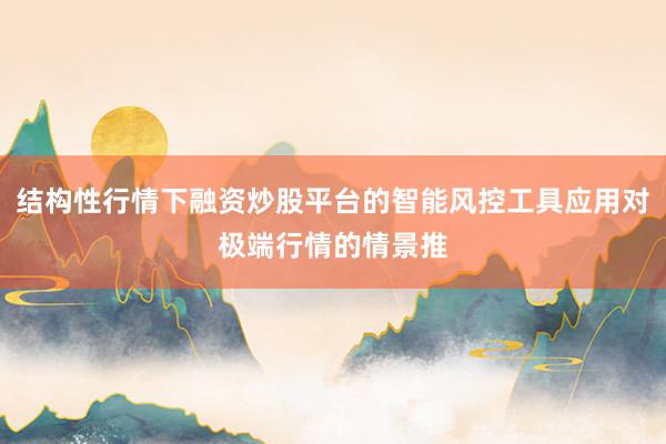 结构性行情下融资炒股平台的智能风控工具应用对极端行情的情景推